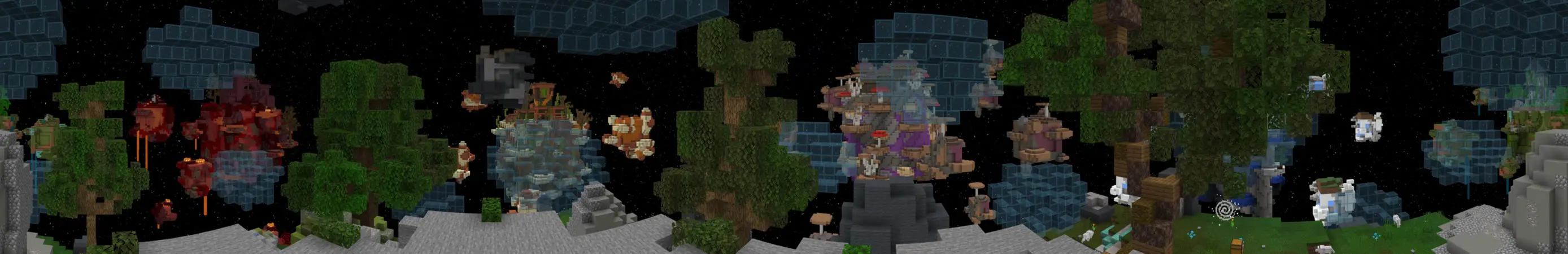 Блочные планеты panorama