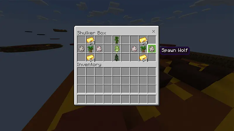 Скриншот Skyblock с пиццей №1