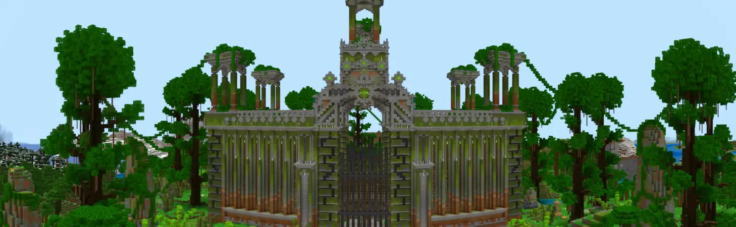 Паркур в джунглях panorama