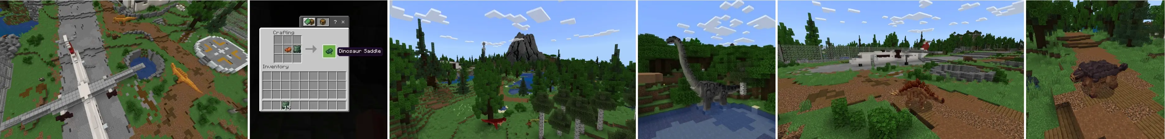 Улучшенные динозавры panorama