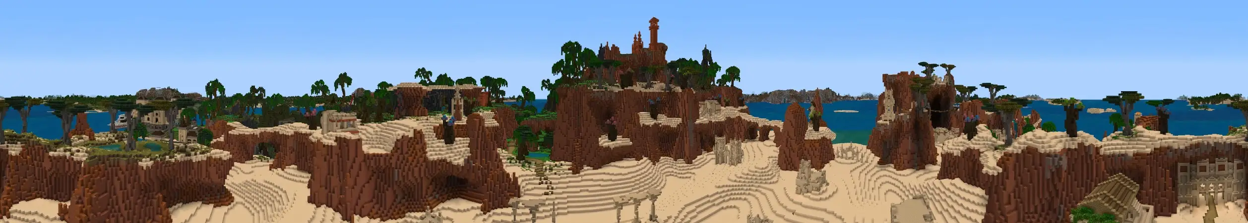 Курорт на острове Роки-Айленд panorama