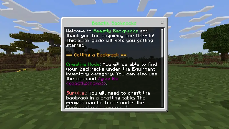 Скриншот Звериные рюкзаки №6