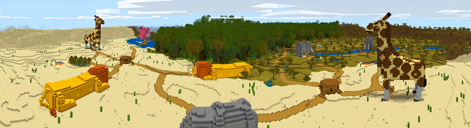 Мебель в виде животных panorama