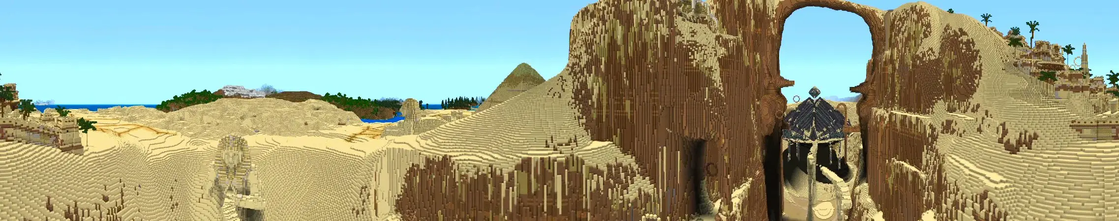 Пустынная гробница panorama