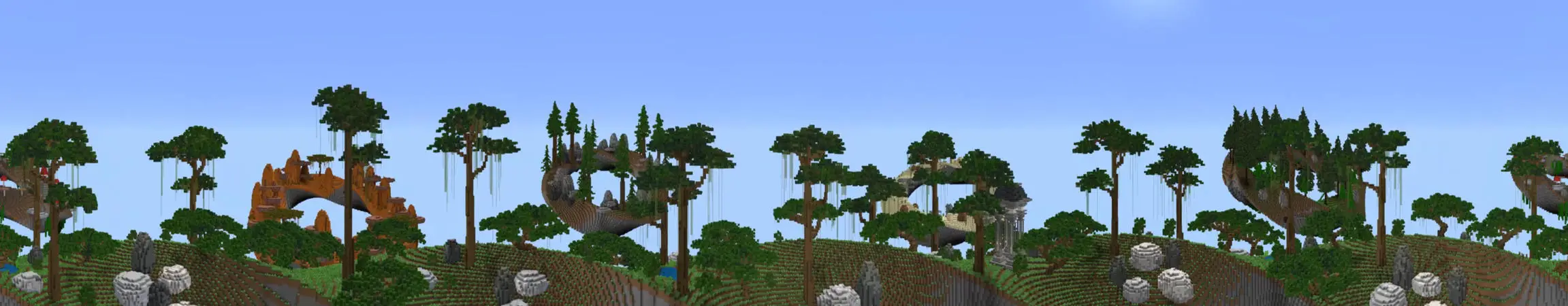 Спирали Skyblock panorama