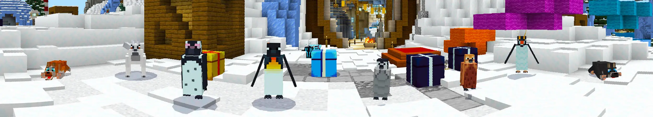 Пингвины panorama