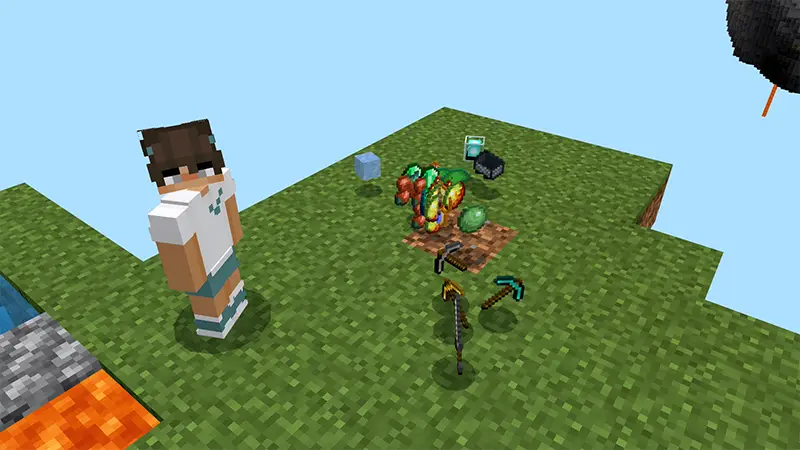 Скриншот Skyblock со случайной добычей №3