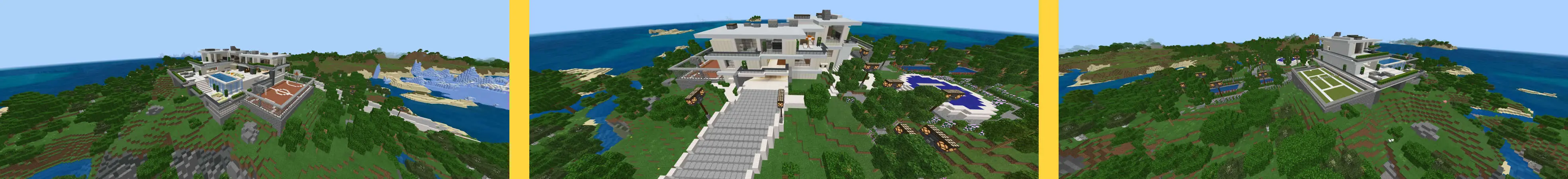 Особняк миллионера на холме panorama