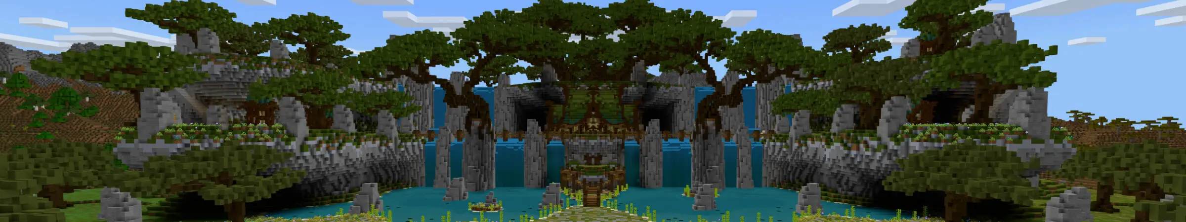 Милый лесной дом panorama