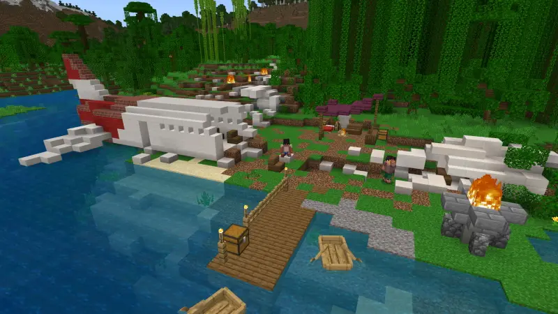 Скриншот Хардкорное крушение самолета №1