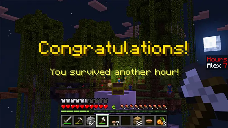 Скриншот 100 часов Skyblock №2