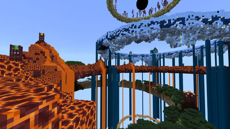 Скриншот Skyblock: элементальные кольца №4