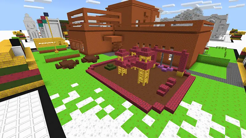 Скриншот Книга-раскраска «Яркий город» №2