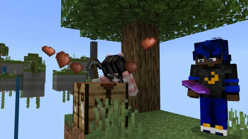 Скриншот Авторское сердце Skyblock №1