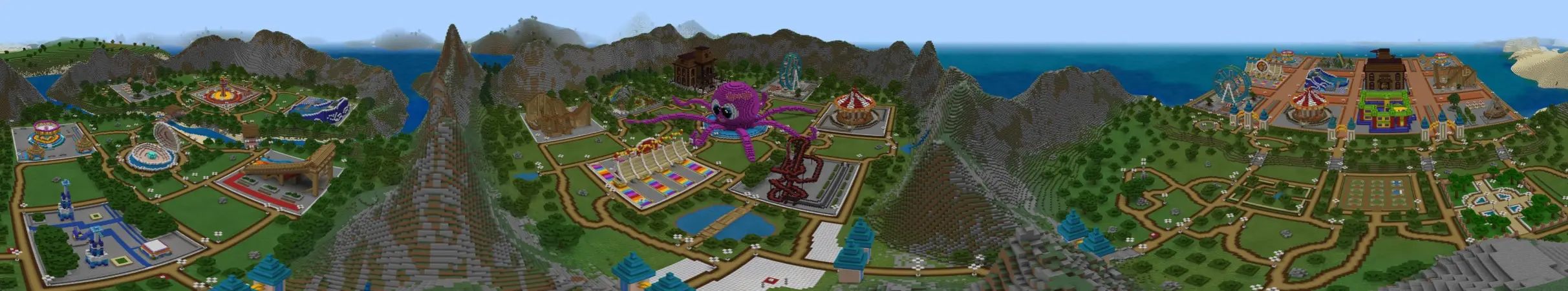 Сборка парка развлечений panorama