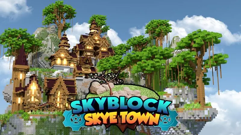 Небесный город Skyblock