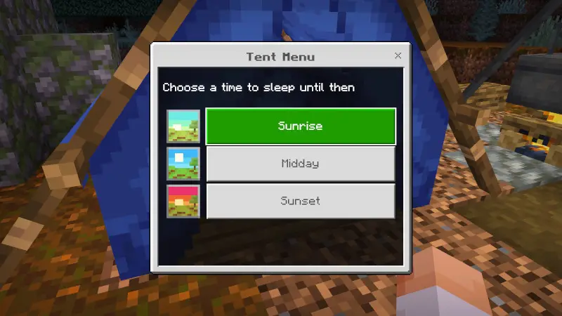 Скриншот Дополнение Camping Backpack 1.3 №5