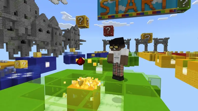 Скриншот Гонка блоков удачи №3