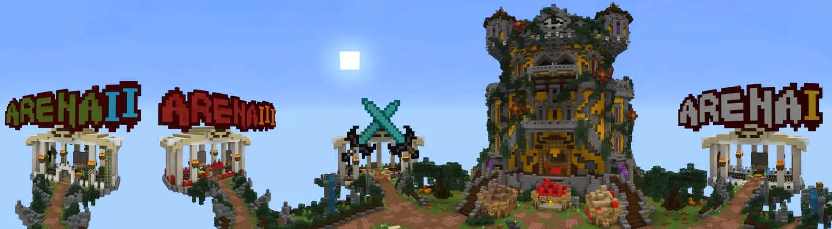 Случайные мобы: боевая арена panorama