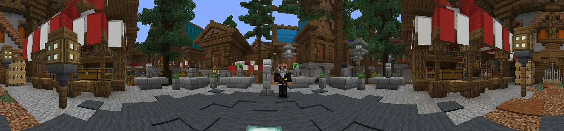 Радужная деревня panorama