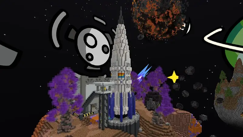 Скриншот Skyblock: космическая станция №2