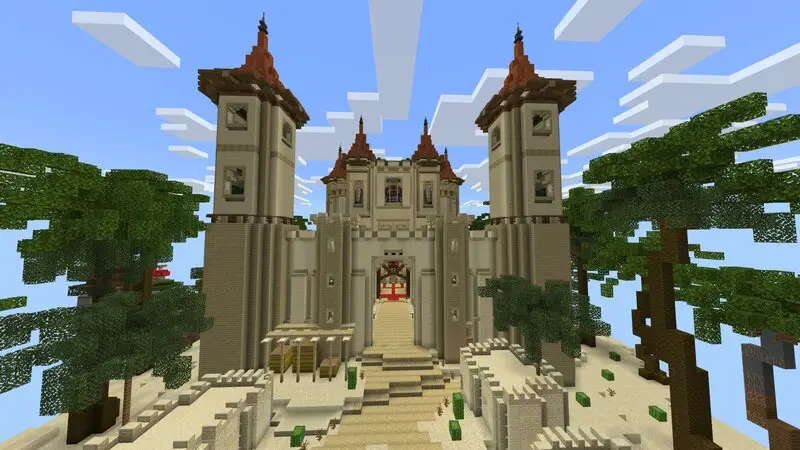 Скриншот Skyblock: замковые войны №1