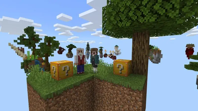 Скриншот Skyblock на удачу: бесконечность №1