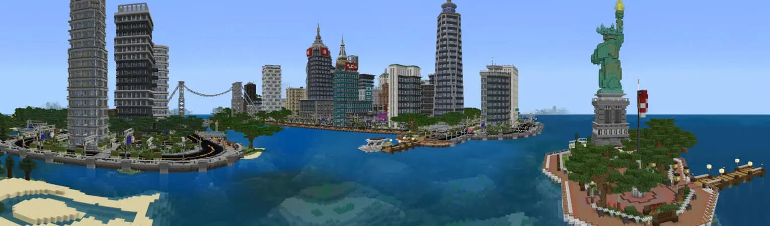 Городские пейзажи Нью-Йорка panorama