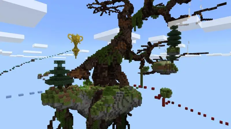 Скриншот Skyblock: особняк для паркура №3