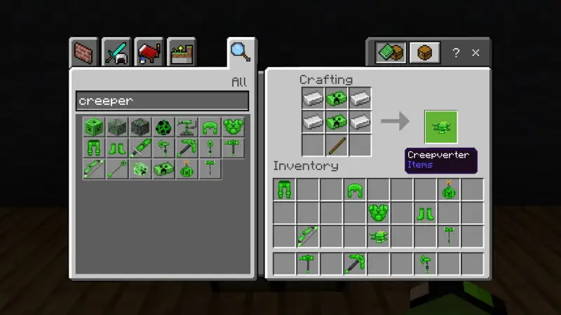 Скриншот Инструменты криперов №5