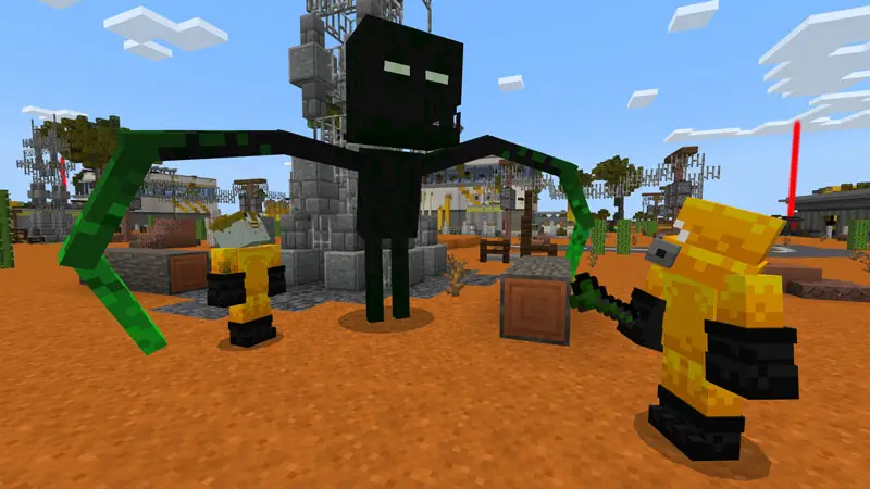 Скриншот Битва с мобами на атомной арене №3