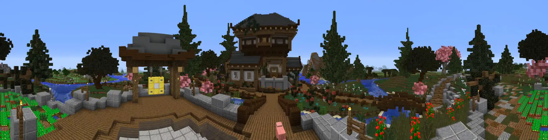 Таинственный особняк panorama