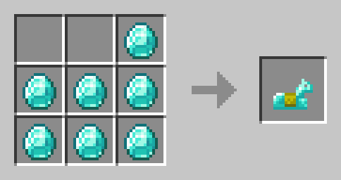 Крафт алмазной конской брони