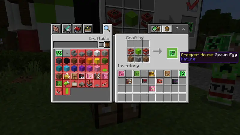 Скриншот Создание домов в виде мобов №1