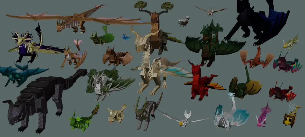 Драконы! Биомы panorama