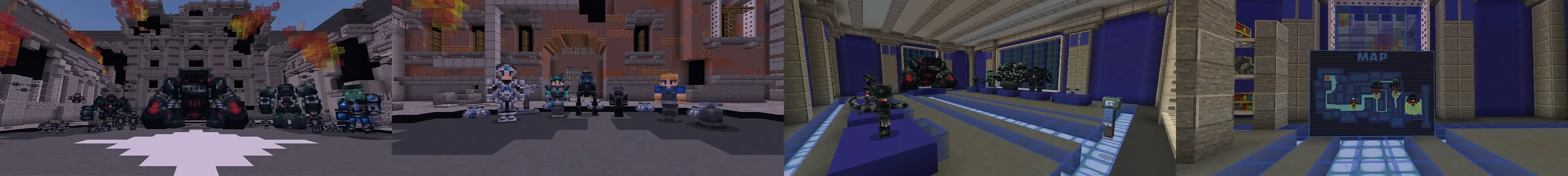 Человек против андроида panorama