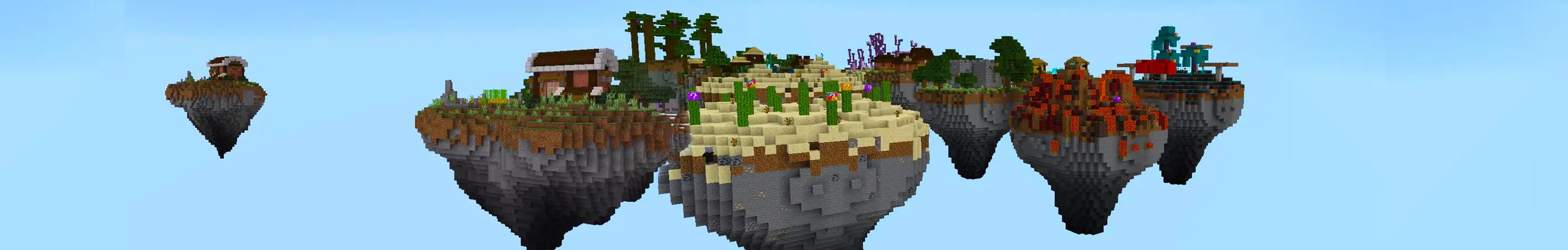 Деревья блоков удачи panorama