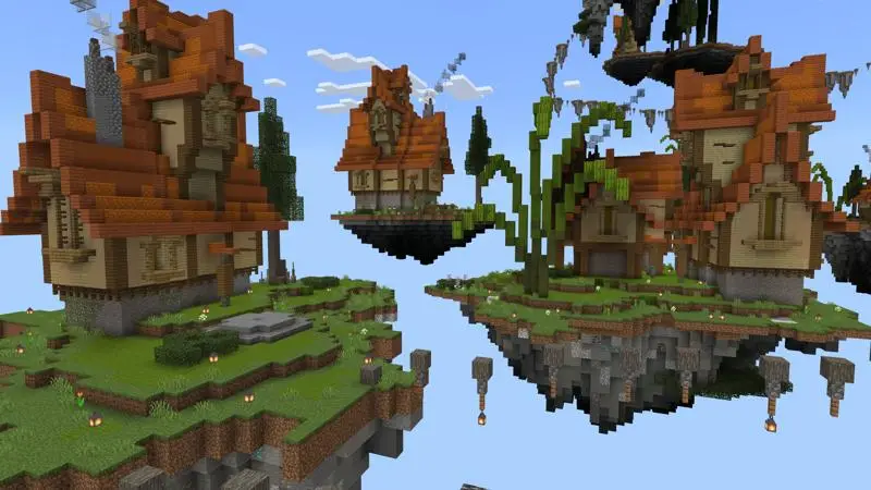 Скриншот Skyblock: паркур III №2