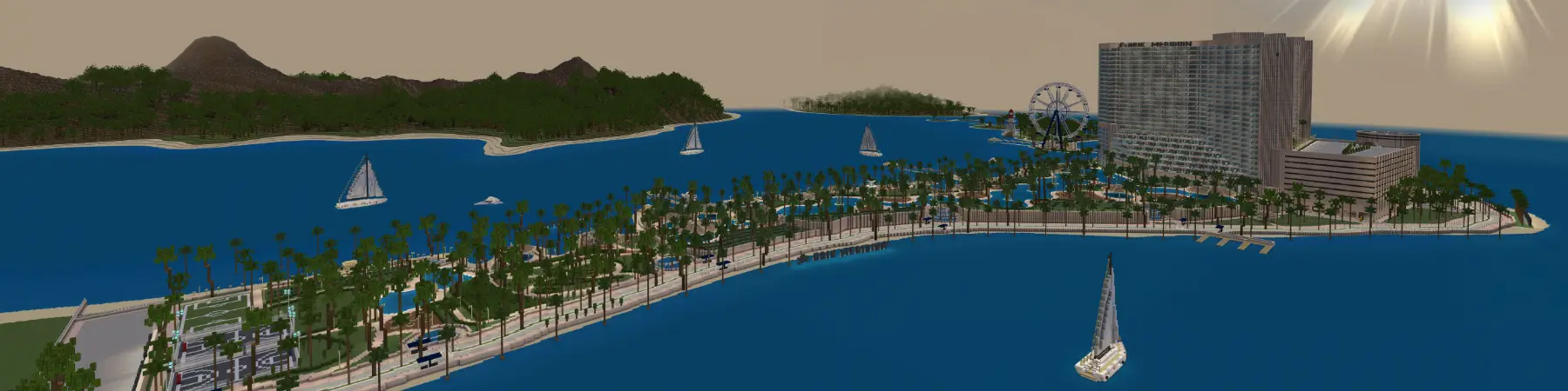 Остров Barbara panorama