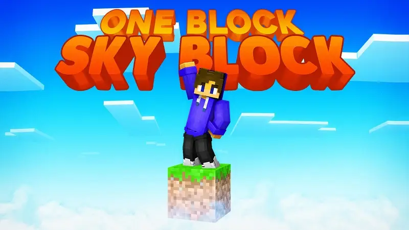 Skyblock с одним блоком