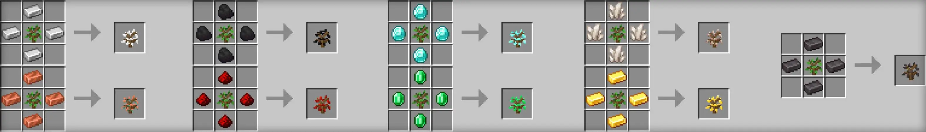 SKyblock: рудные деревья panorama