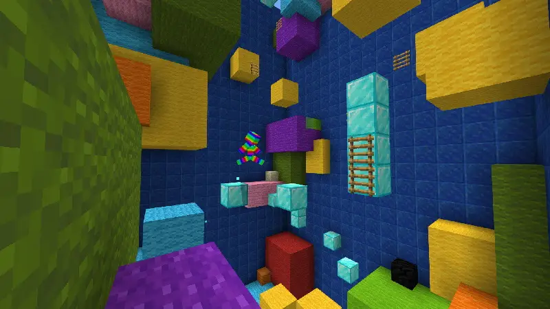 Скриншот Цветной паркур №1