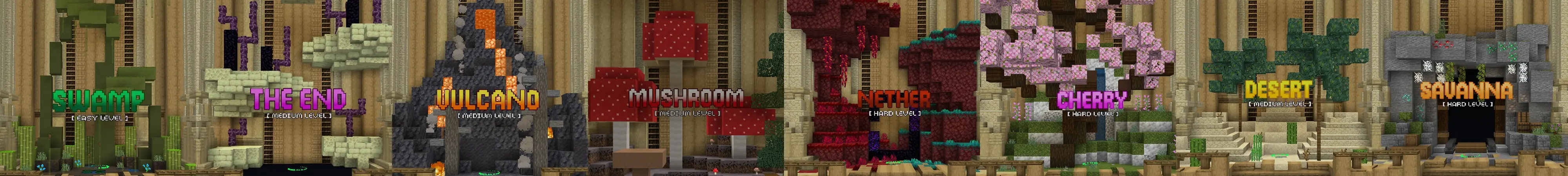 Биомный паркур panorama