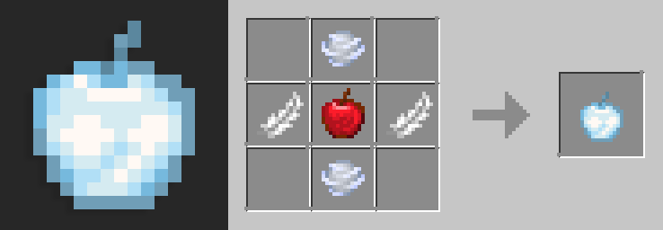 Крафт яблока левитации