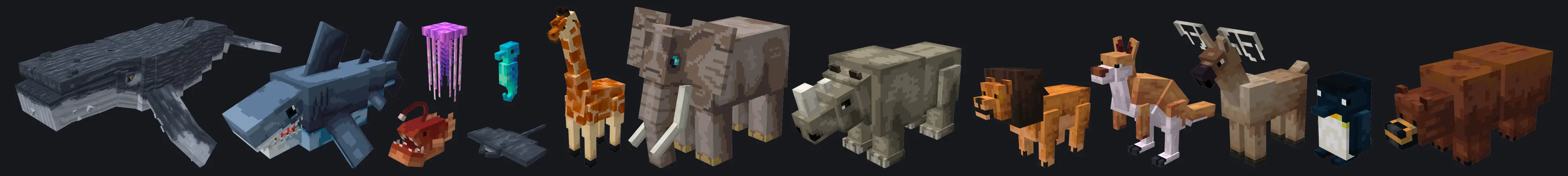 Новые животные panorama