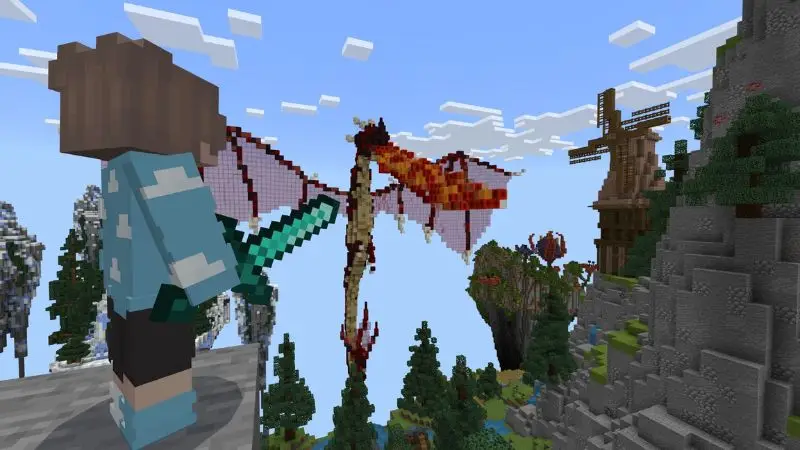 Скриншот Обновленная игра Skyblock №1