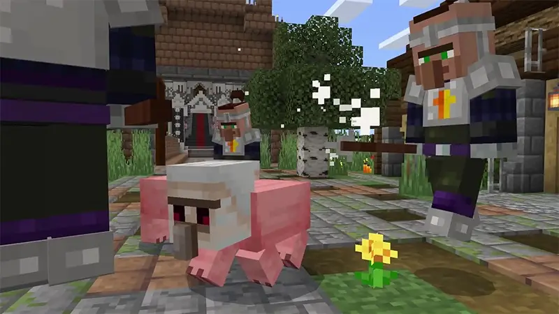 Скриншот Селяне против слияния мобов №7