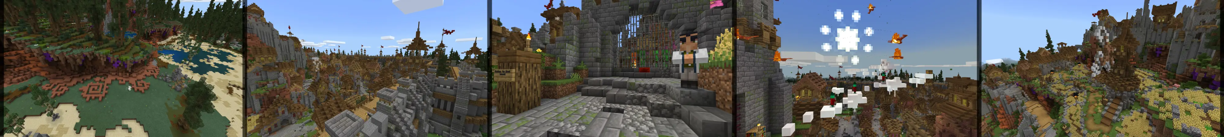 Приключения в средневековом городе panorama