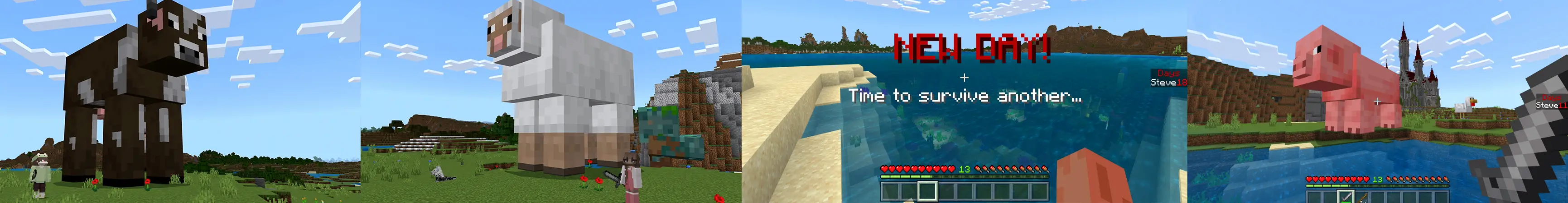 100 дней с ГИГАНТСКИМИ МОБАМИ! panorama