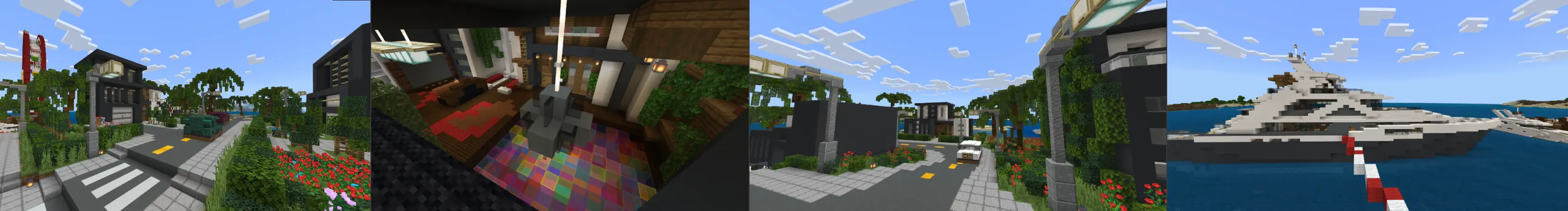 Роскошный город на острове panorama